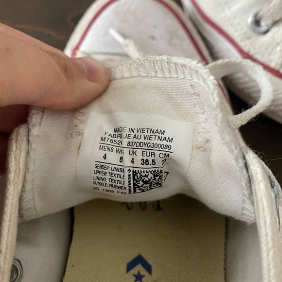 Converse Chuck Taylor All Star Lo Sneaker - Optical White - Picture 5 of 5